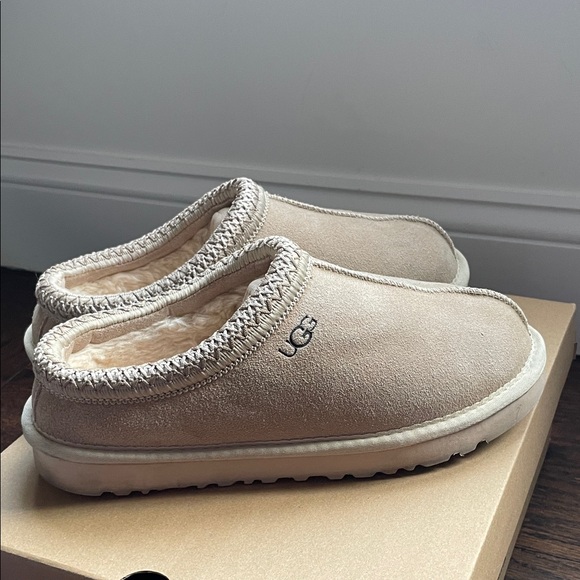 UGG Tan Suede Slip-On Shoes - Picture 6 of 10